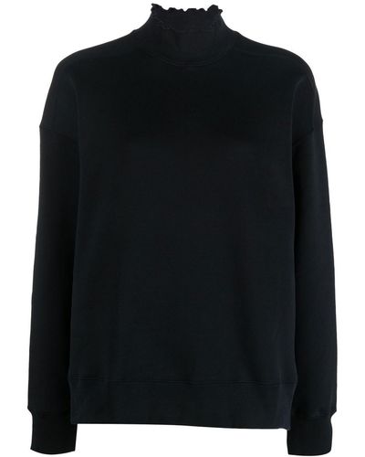 Filippa K Frill Edge Long-sleeve Sweatshirt - Black