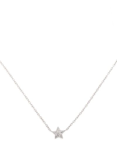 Maria Tash 18kt White Gold Star Diamond Necklace