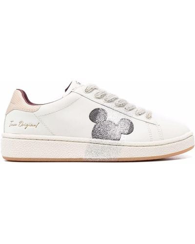 MOA Sneakers mit Micky-Patch - Weiß