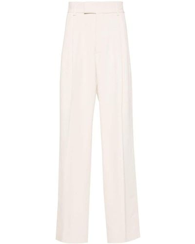 Amiri Pleat-detail Trousers - White