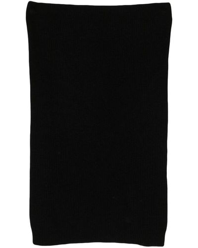 Loulou Studio Ribbed-knit Cashmere Scarf - Black