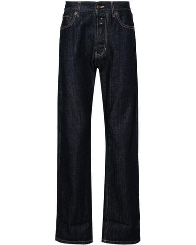 Alexander McQueen Straight Katoenen Jeans - Blauw