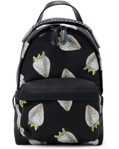 Stella McCartney X Sorayama Strawberry-print Backpack - Black