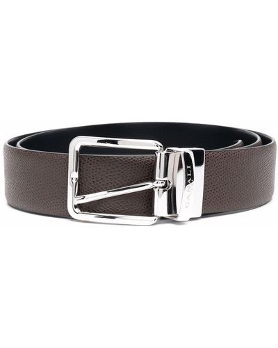 Canali Grained Texture Belt - Brown