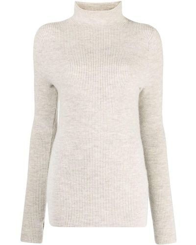 Lauren Manoogian High-neck Merino Wool Sweater - White