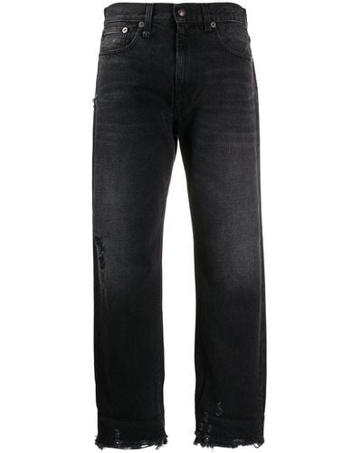 R13 Jeans crop - Nero
