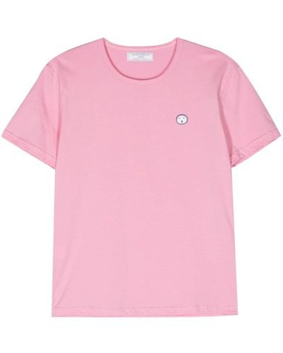 Societe Anonyme Camiseta con parche - Rosa