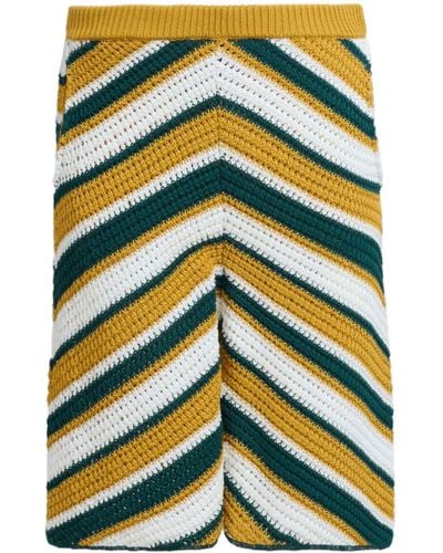Marni Crochet-knit shorts - Gelb