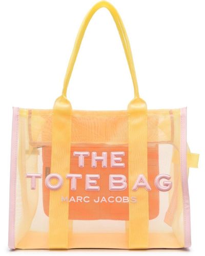 Marc Jacobs Traveler Doorzichtige Shopper - Oranje