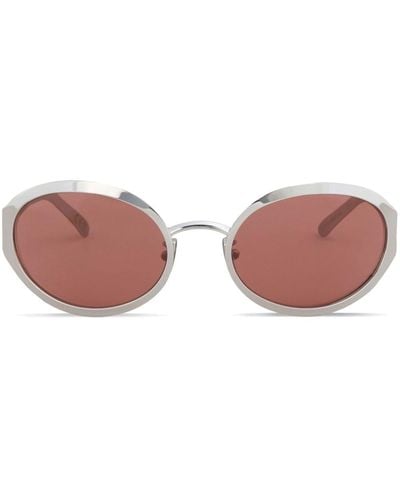 Marni To-Sua Sonnenbrille mit ovalem Gestell - Pink