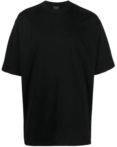 Balenciaga T-Shirt mit Logo-Print - Schwarz