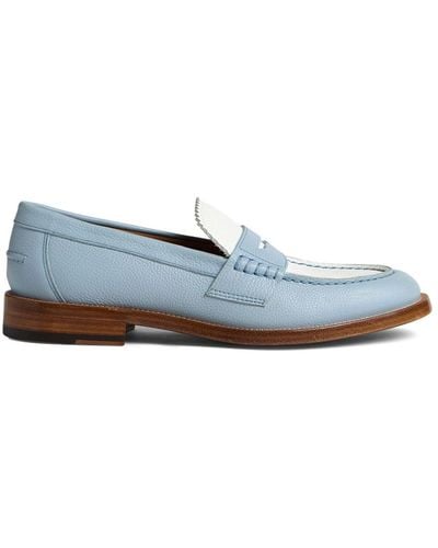 DSquared² Two-tone Leather Loafers - Blue