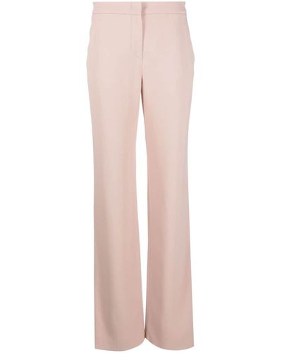 Giorgio Armani Mid-rise Tailored Pants - Pink