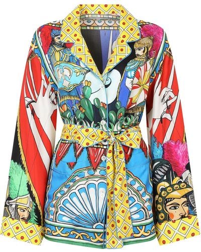 Dolce & Gabbana グラフィック ジャケット - レッド