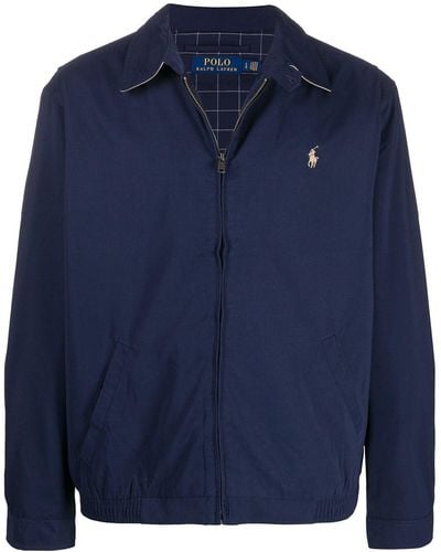 Polo Ralph Lauren ロゴ ジップアップジャケット - ブルー