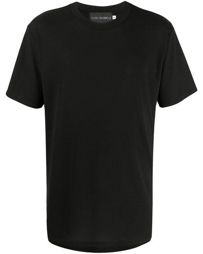 Yuiki Shimoji T-shirt Met Korte Mouwen - Zwart