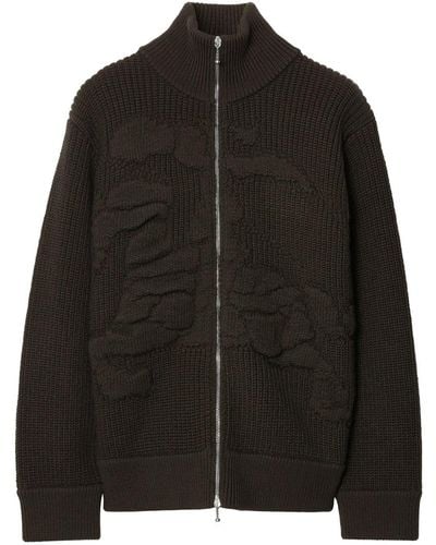 Burberry Vest Met Rits - Zwart