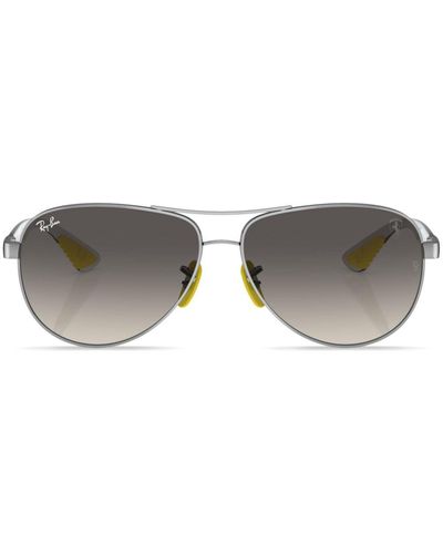Ray-Ban Pilotenbrille mit Farbverlaufgläsern - Grau