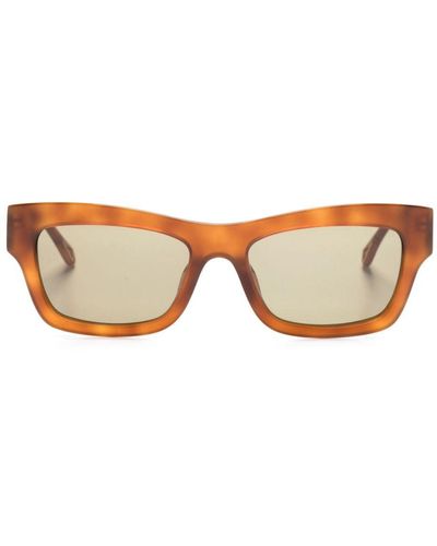 Zadig & Voltaire Eckige Sonnenbrille in Schildpattoptik - Braun