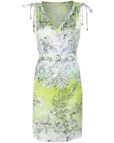 Liu Jo Floral-print V-neck Dress - Green