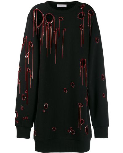 Faith Connexion Chain-embellished Sweatshirt - Black