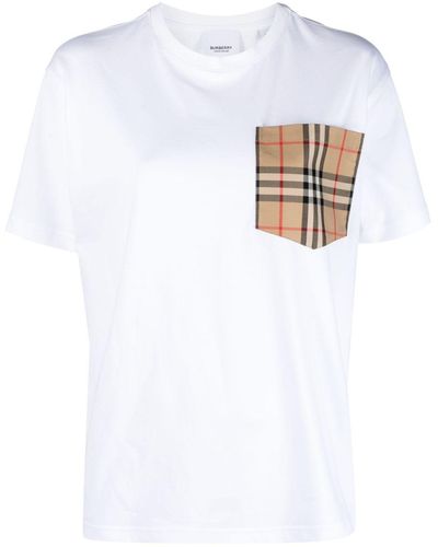 Burberry Klassisches T-Shirt - Weiß