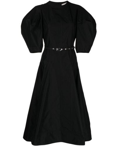3.1 Phillip Lim Belted-waist Mid-length Dress - Black