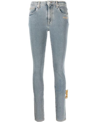 Off-White c/o Virgil Abloh Jeans skinny - Blu