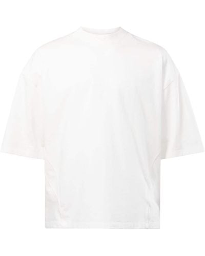Reebok Piped-Trim Cotton T-Shirt - White