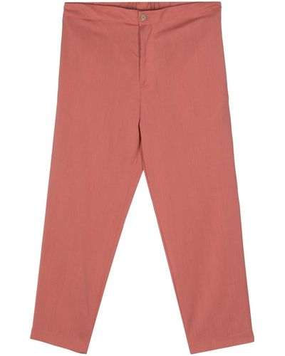 Costumein Mid-rise Cotton Chino Trousers - Red