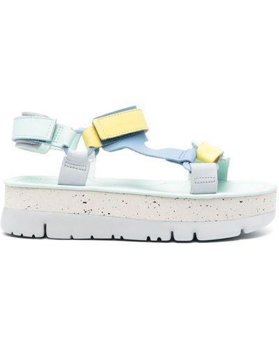 Camper Oruga Up Touch-strap Sandals - White