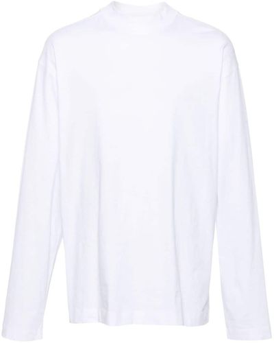 Dries Van Noten Langarmshirt aus Baumwolle - Weiß