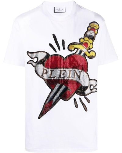 Philipp Plein Love Tシャツ - レッド
