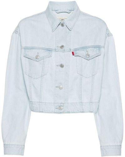 Levi's Featherweight Trucker Clothing - Blue