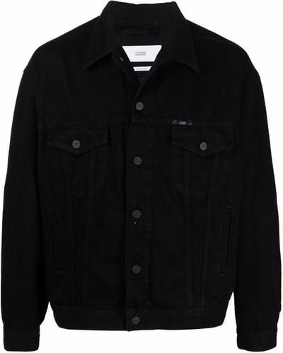 Closed Four-pocket Cotton Denim Jacket - Black