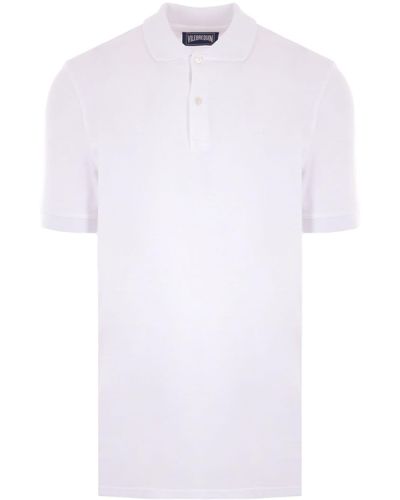 Vilebrequin Short-sleeve Cotton Polo Shirt - White
