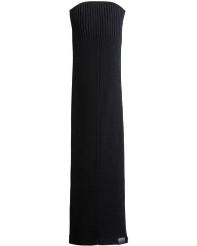 Marc Jacobs Tube Ribbed Knit Dress - Black