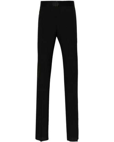 Givenchy Pantalon en laine à coupe droite - Noir