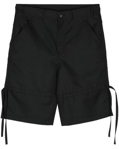 Comme des Garçons Drawstring-detail Bermuda Shorts - Black