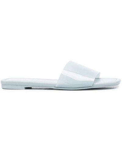 Stuart Weitzman Summer Slide 15mm Sandals - Blue