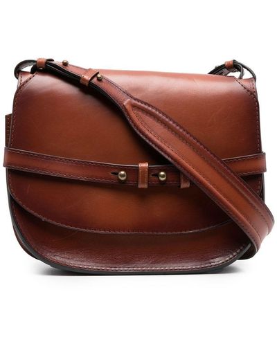 Officine Creative Leather Cross Body Bag - Brown