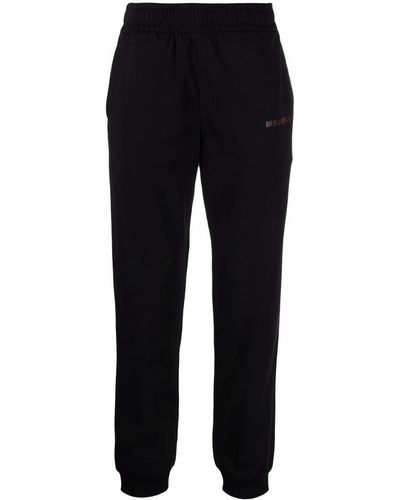 Burberry Pantalon de jogging à logo imprimé - Noir