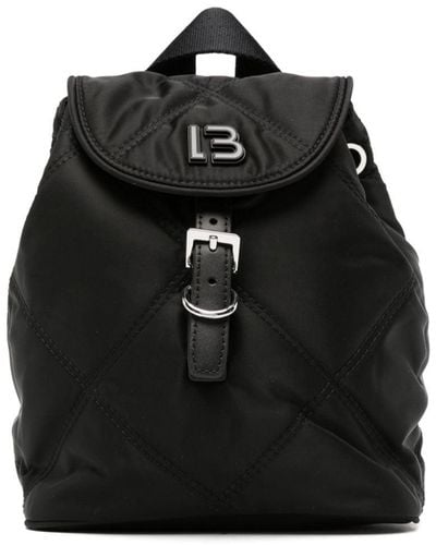 Bimba Y Lola Logo-plaque quilted backpack - Negro