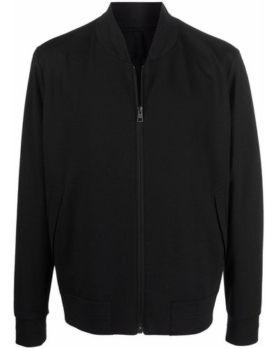 Harris Wharf London Veste bomber à fermeture zippée - Noir