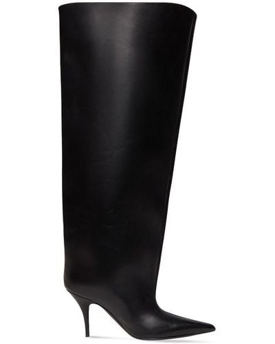 Balenciaga Waders 90mm Knee Boots - Black