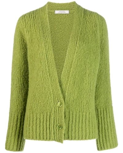 Dorothee Schumacher V-neck Soft-knit Cardigan - Green
