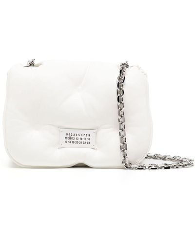 Maison Margiela Small Glam Slam Flap Shoulder Bag - White