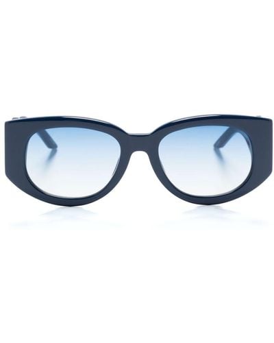 Casablancabrand The Memphis Rectangular-frame Sunglasses - Blue
