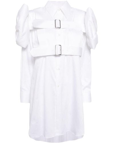 Comme des Garçons Detachable-panels Cotton Shirt - ホワイト
