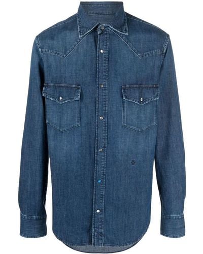 Jacob Cohen Long-sleeve Denim Shirt - Blue